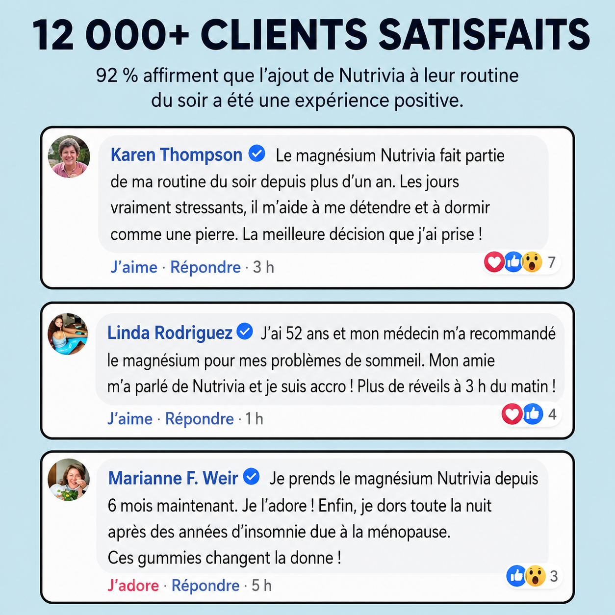Nutrivia™ Gummies au Magnésium Bisglycinate