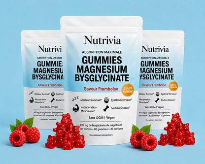 Nutrivia™ Gummies au Magnésium Bisglycinate