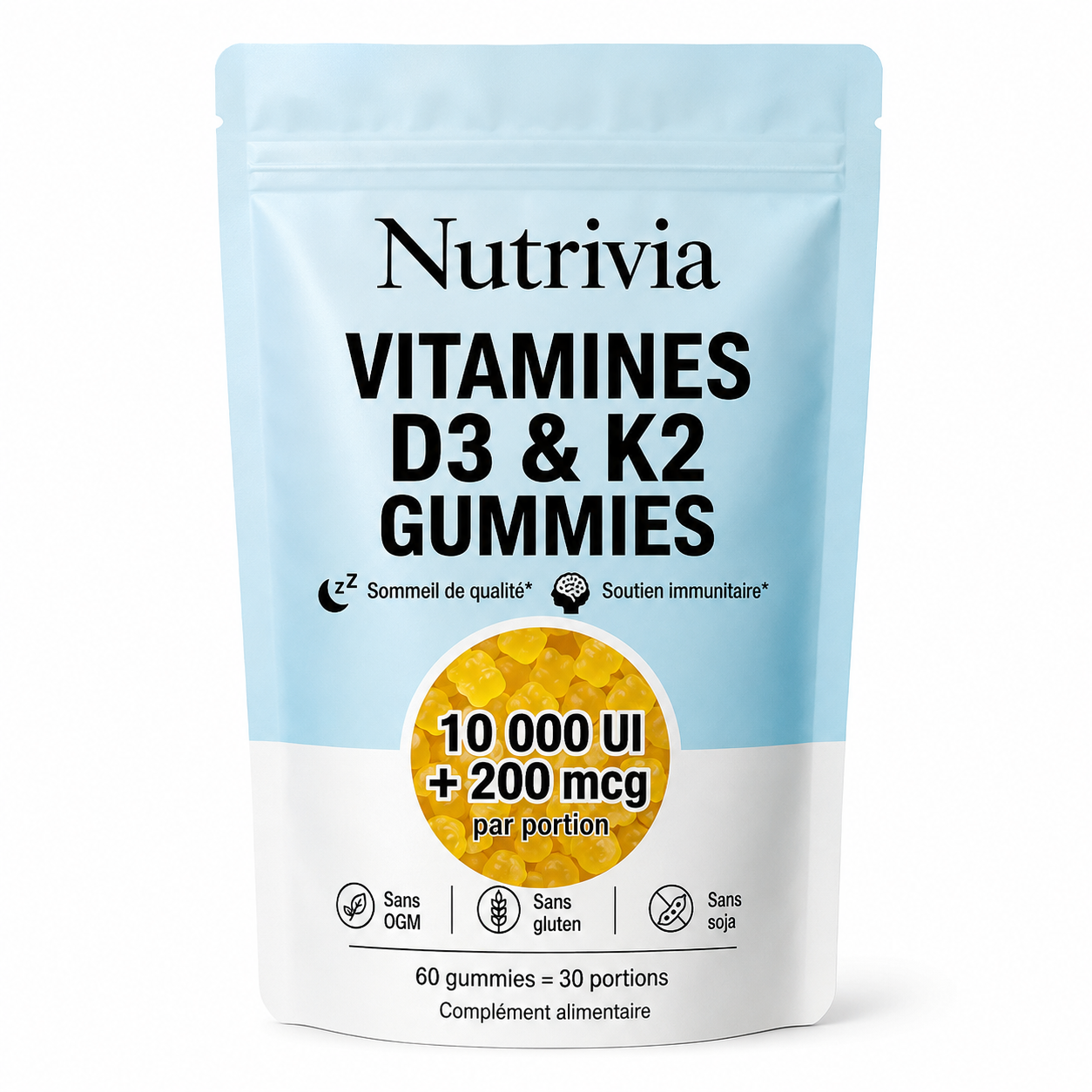 Nutrivia™  Gummies Vitamines D3 & K2